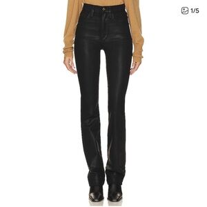 Favorite Daughter obsidian coated jeans